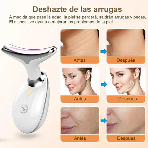 MASAJEADOR FACIAL Y DE CUELLO – LIFTING Y REDUCCIÓN DE PAPADA – EDICIÓN LIMITADA